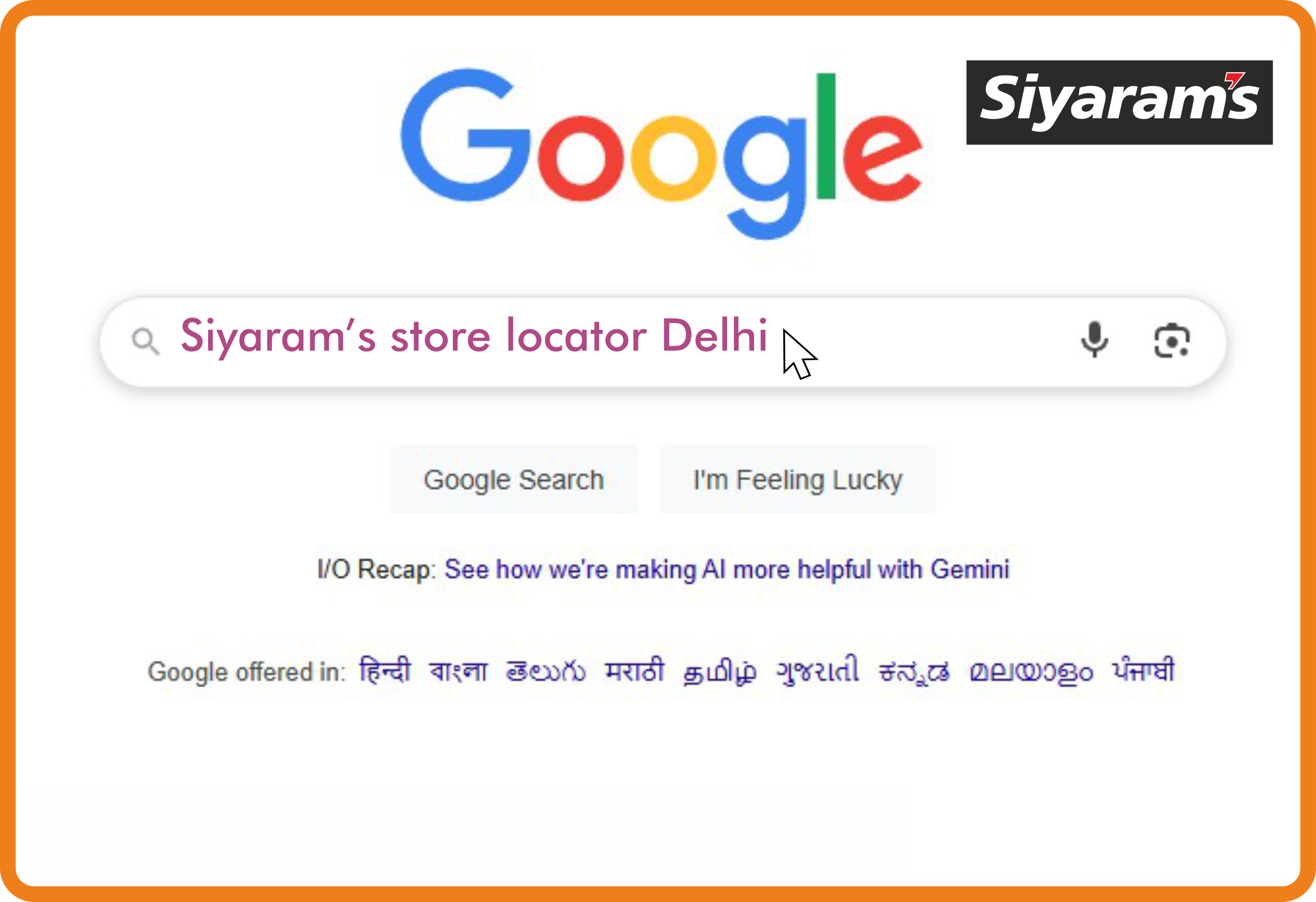 Siyaram's Store Locator Delhi