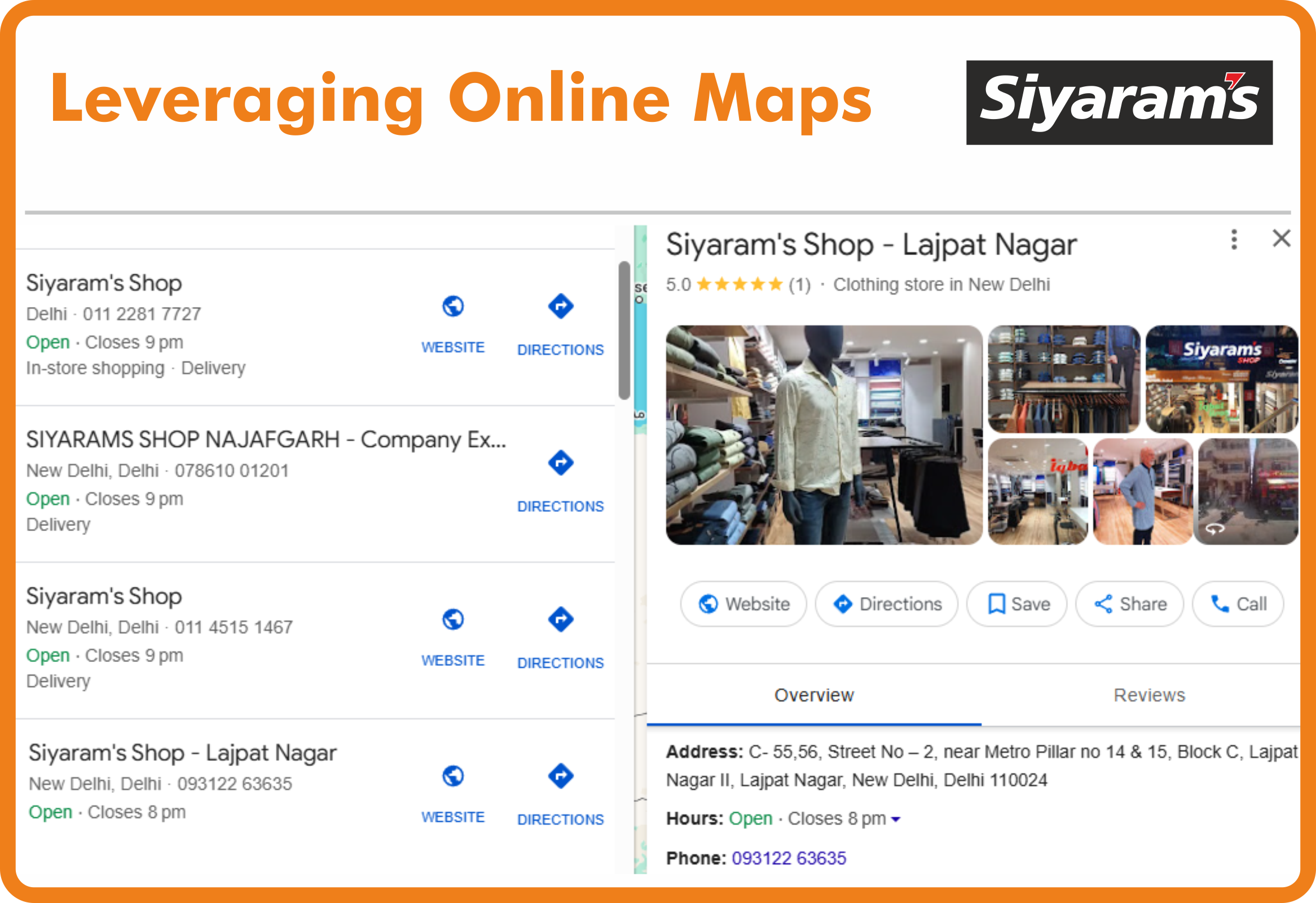 Siyaram’s stores in Delhi