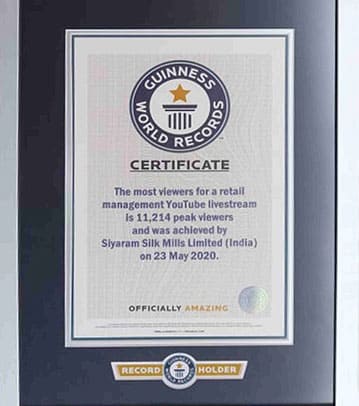 Guinness World Record  - Siyaram's