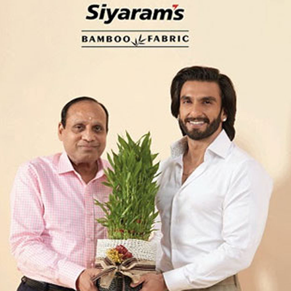 Siyaram's launches Bamboo Fabric with Bollywood actor and brand ambassador Ranveer Singh - Siyaram's
