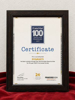 Top 100 Franchise 2023 - Siyaram's